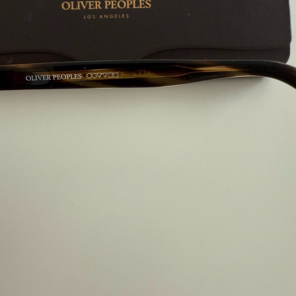 NWOT Oliver Peoples Tortoise Shell Glasses - Picture 2 of 8